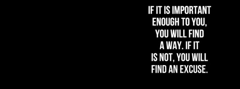 Life Lesson - You Can Have Reasons or Results - Not Both