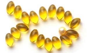 Fish oil capsules