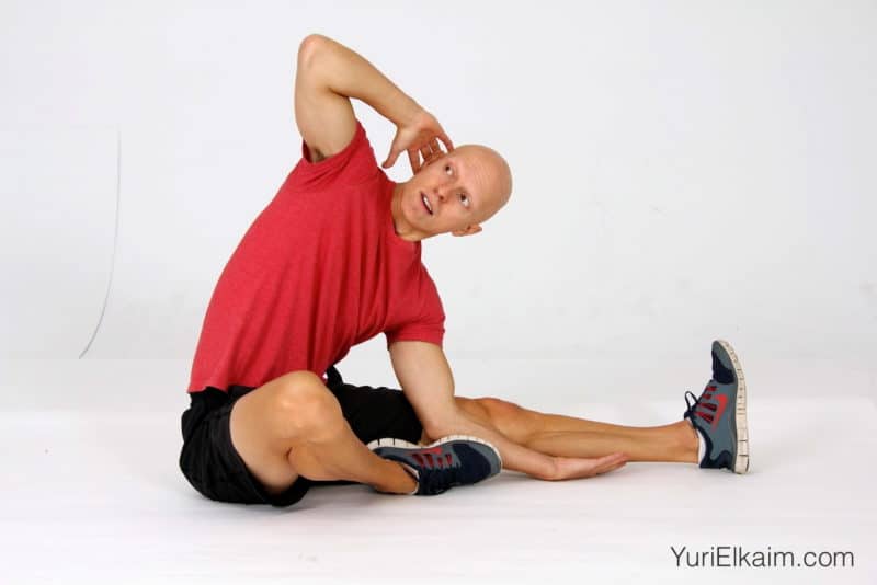 Stretches for Tight Hamstrings - Seated Twisting Hamstring Stretch