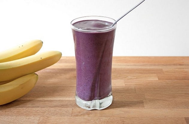 Post-Workout Smoothie - Blueberry Peanut Butter Smoothie