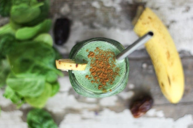 Post-Workout Smoothie - Green Spinach Smoothie