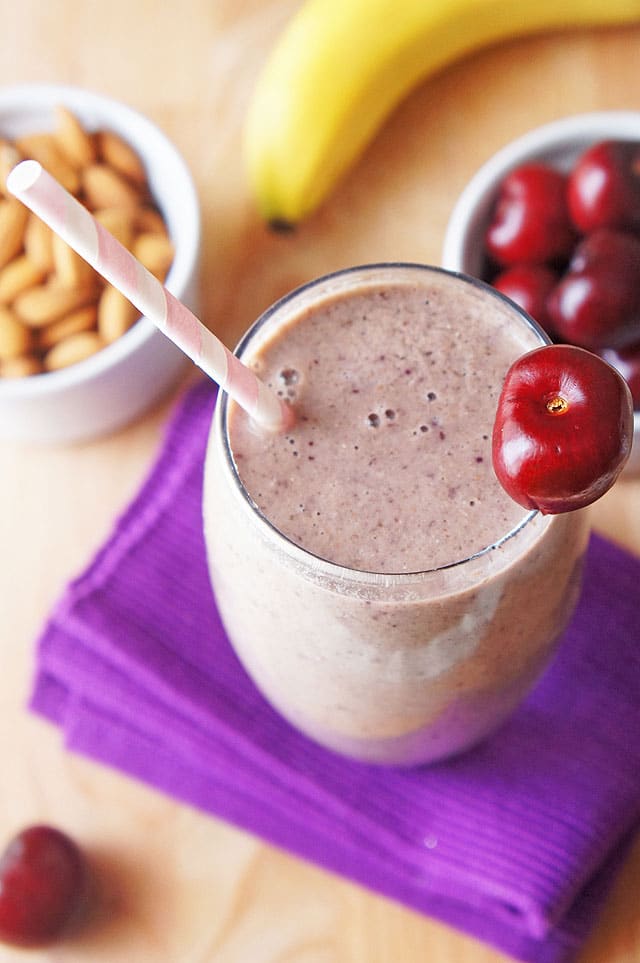 Post-Workout Smoothie - Cherry Protein Smoothie