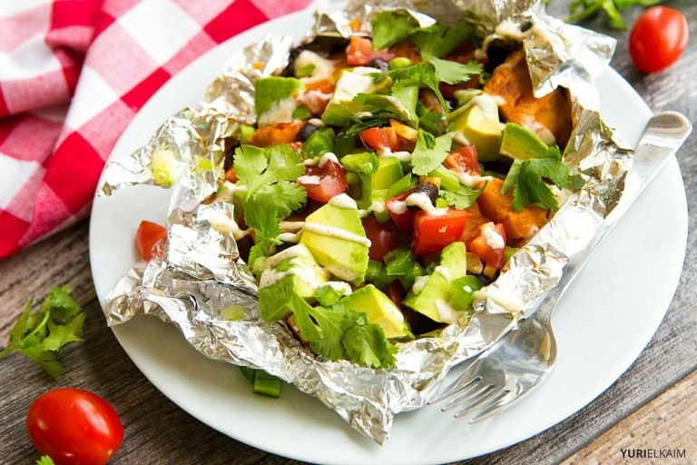 Chipotle BBQ Sweet Potato Foil Packs