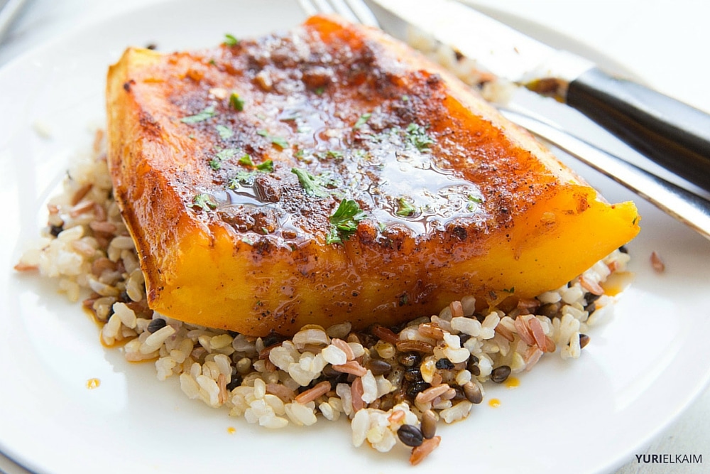 BBQ Butternut Squash Steaks