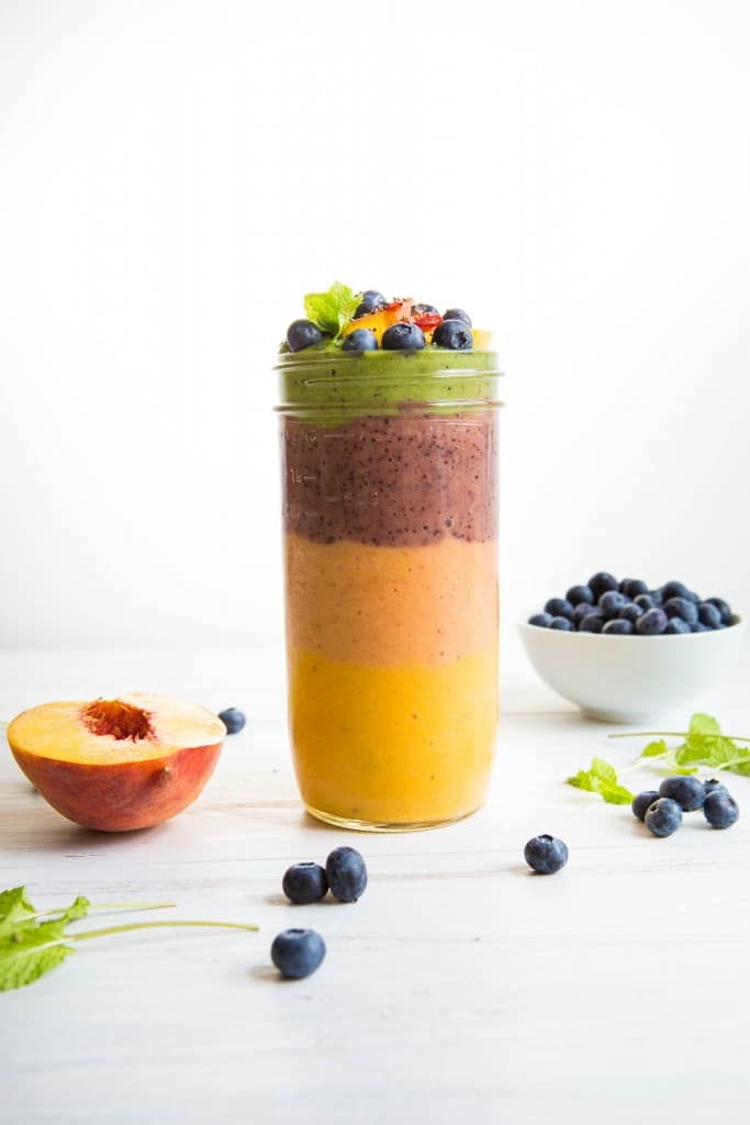 The Happy Smoothie: Rainbow Sunrise