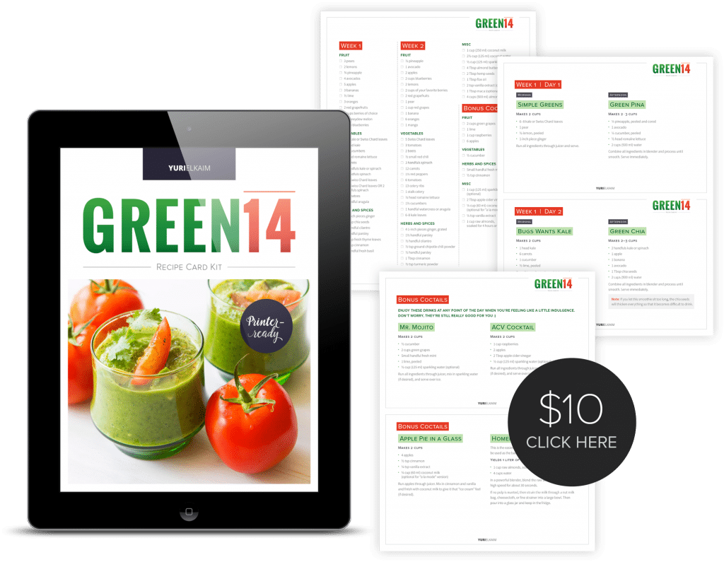 Green14 Recipe Card Kit