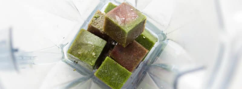 Green Smoothie Cubes