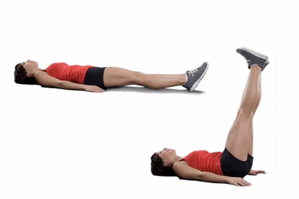 Supine discount core exercises