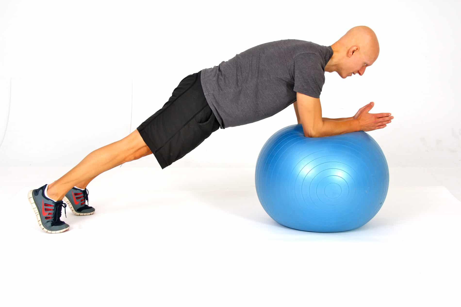 The Best Stability Ball Exercises for Core Training - Stability Ball Circle Planks