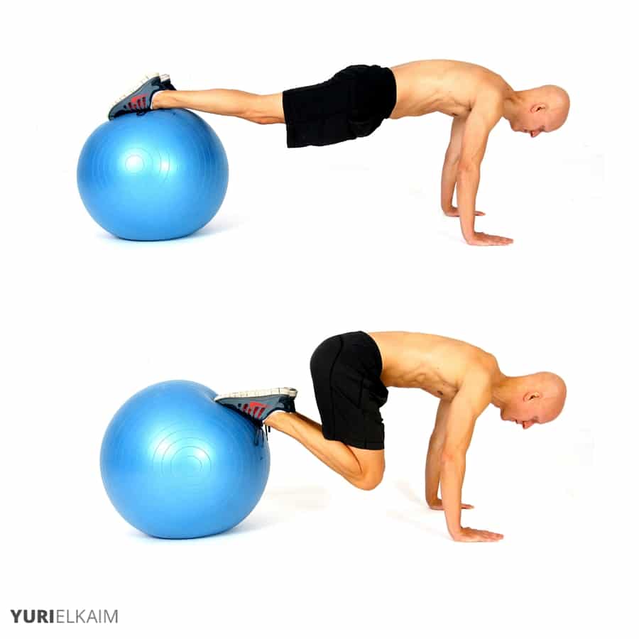 The 14 Best Stability Ball Exercises - Stability Ball Knee Tucks