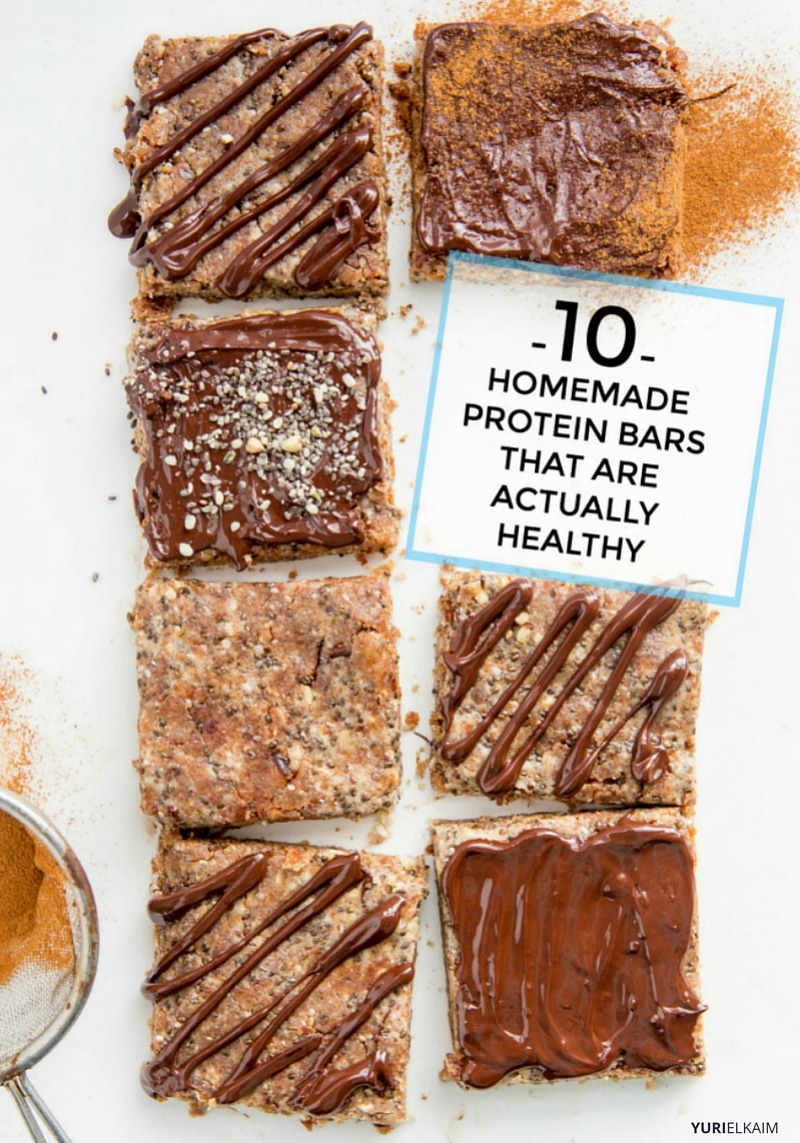 10 Homemade Protein Bars That Are Actually Healthy