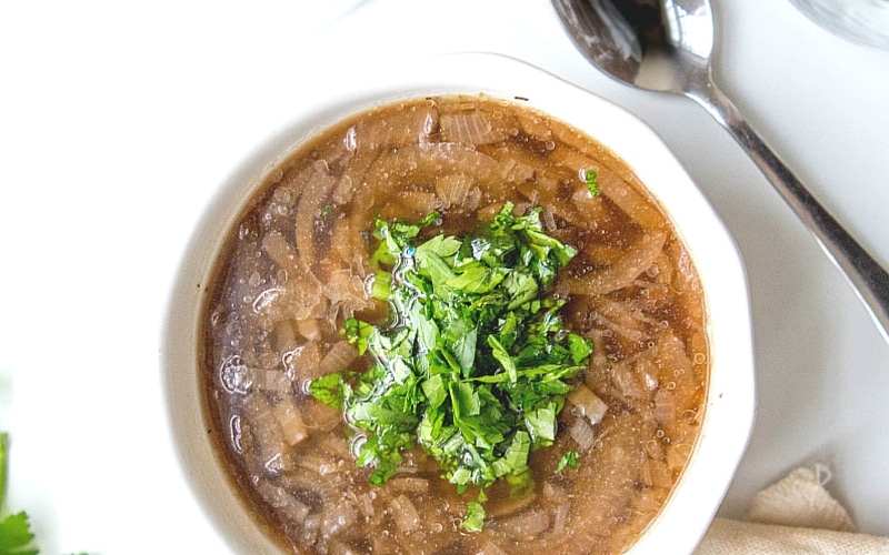 3-Ingredient French Onion Slow Cooker Soup Recipe