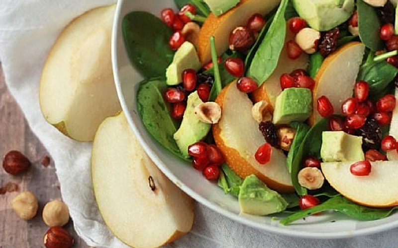 Asian Pear and Pomegranate Salad