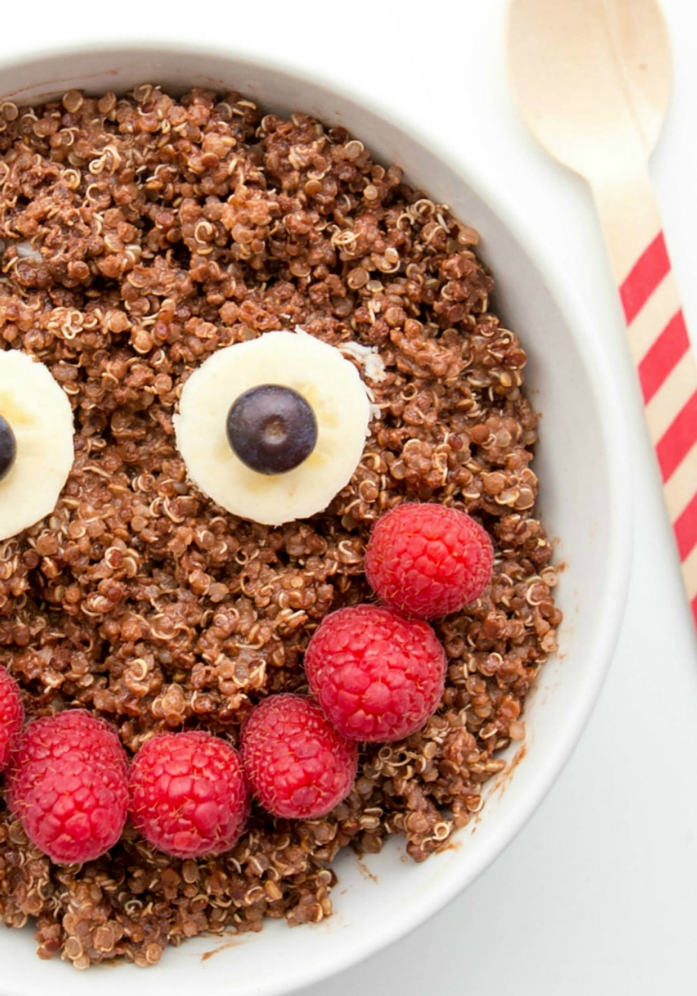 Chocolate Quinoa Healthy Breakfast Bowl for Kids