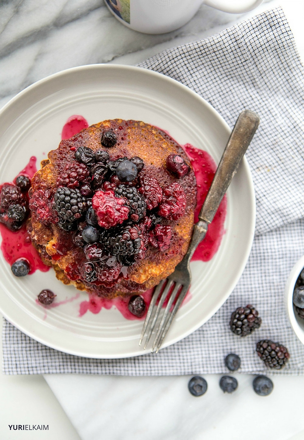 3-Ingredient High-Protein Pancakes