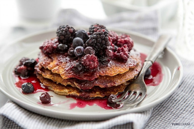 3-Ingredient Protein Powder Pancakes