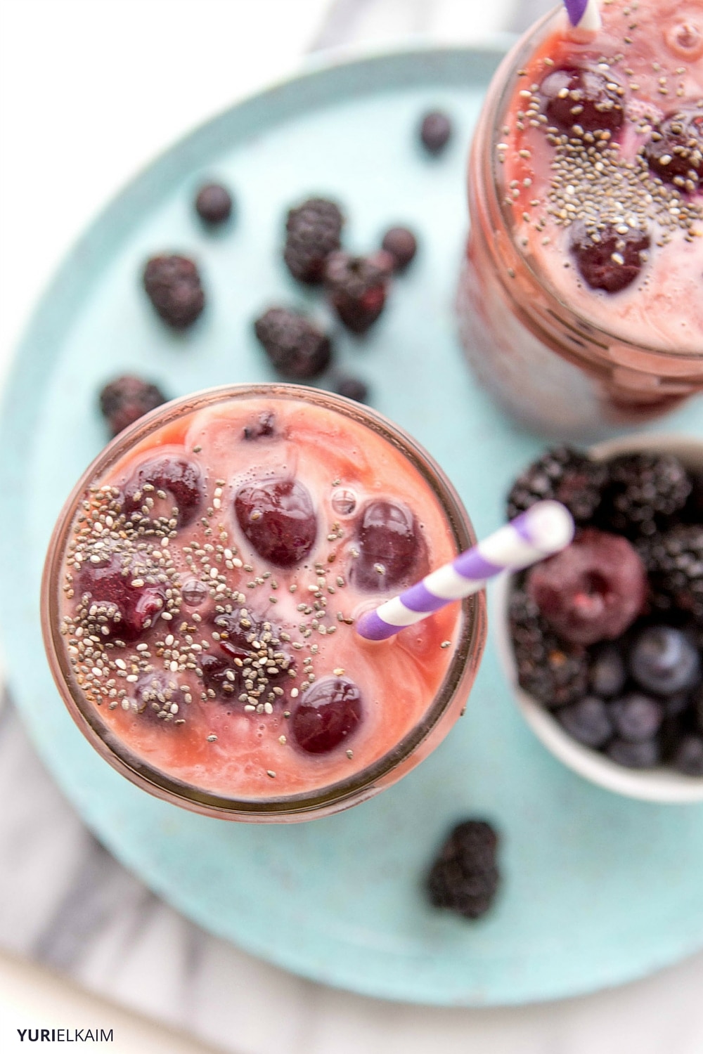 Coco-Berry Probiotic Protein Shake