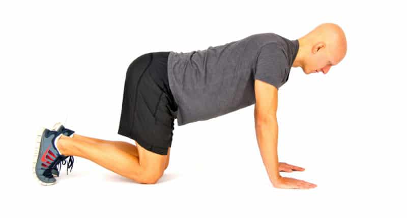 Core Strength Exercise - The Bird Dog Starting Position