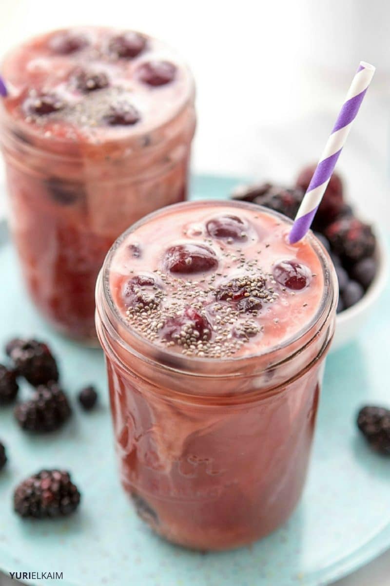 Coco-Berry Probiotic Protein Shake 