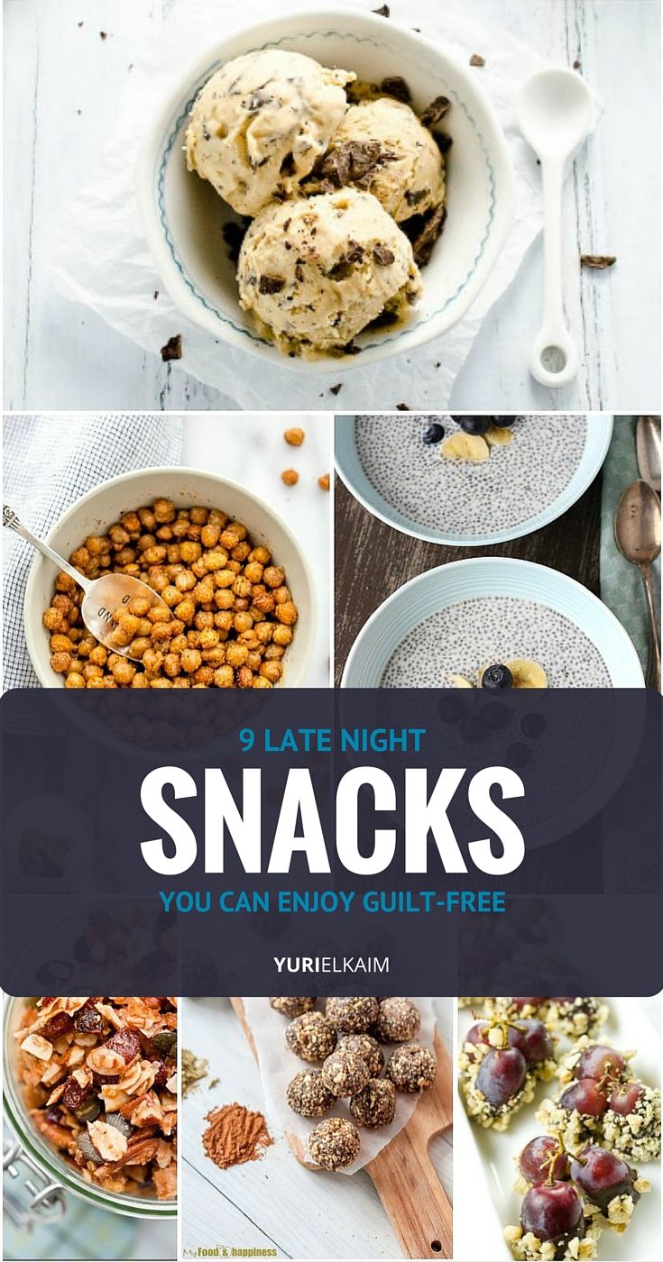 9 Healthy Midnight Snacks You Can Enjoy Guilt-Free