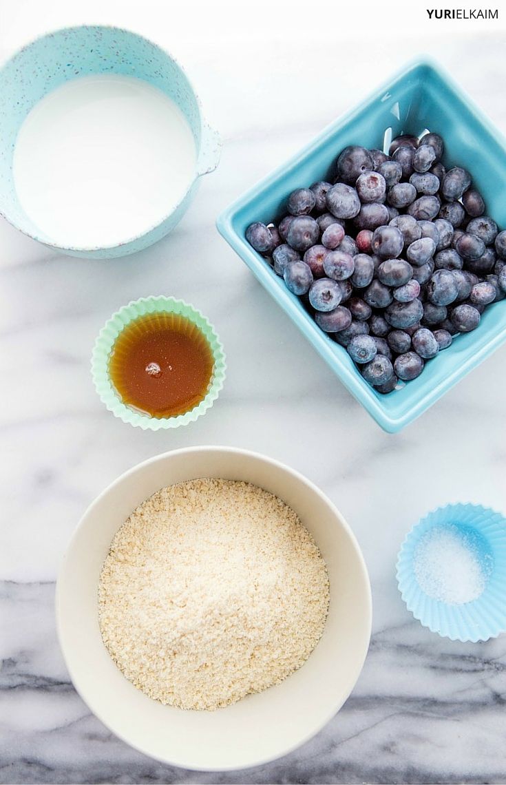 Blueberry Almond Paleo Porridge Ingredients