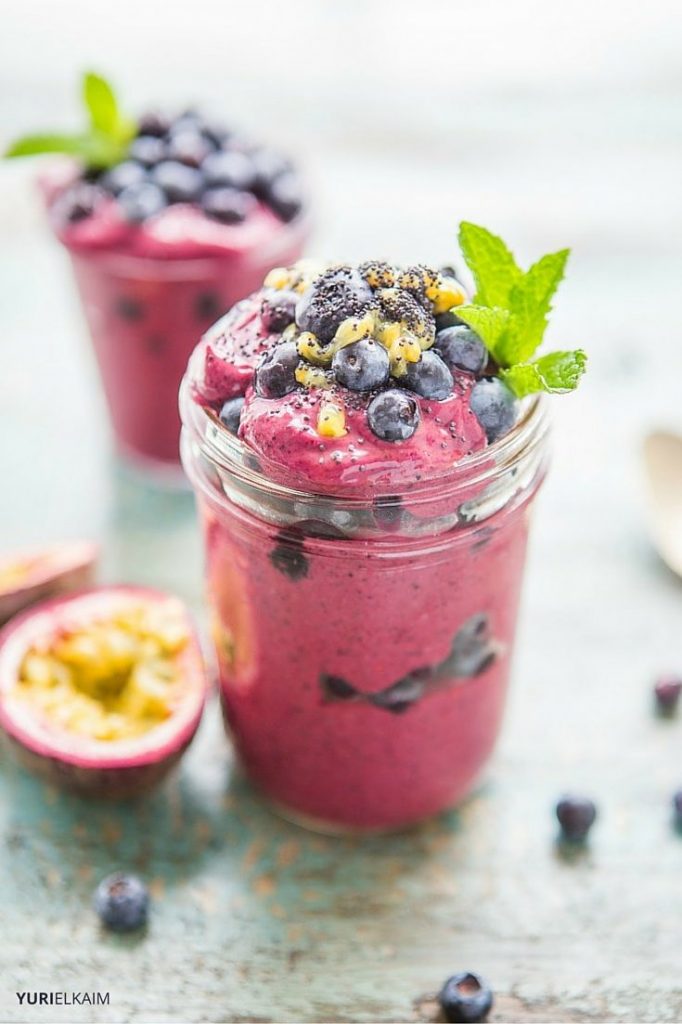 Blueberry Lavender Glowing Skin Smoothie