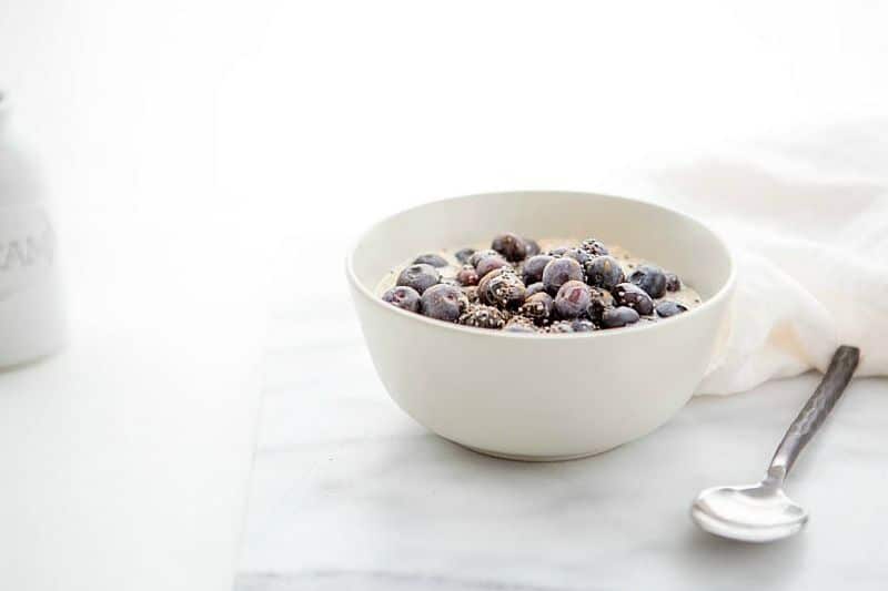 Blueberry Porridge Paleo Friendly