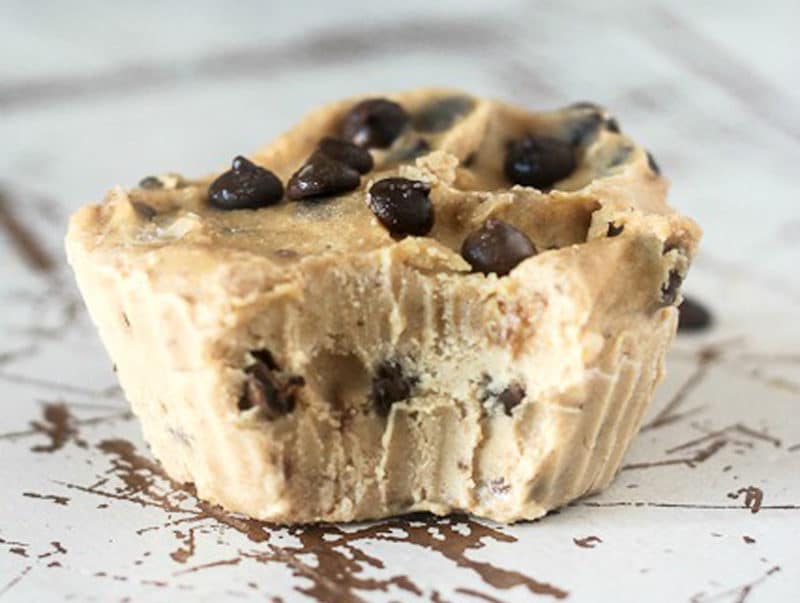 Cookie Dough Freezer Fudge - Coconut Almond Recipes