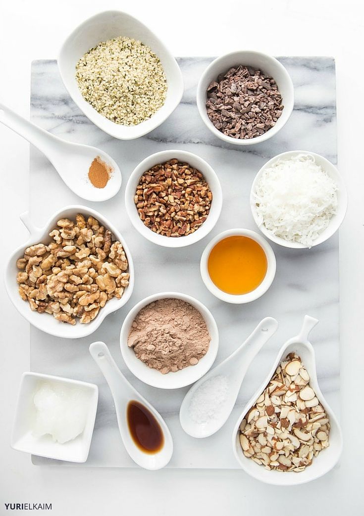 Homemade Granola Cereal Ingredients