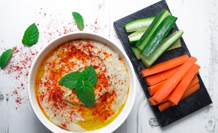 Simple Hummus Recipe - Nadia's Healthy Kitchen