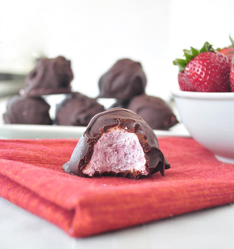 Strawberry Cream Truffles - My Whole Food Life