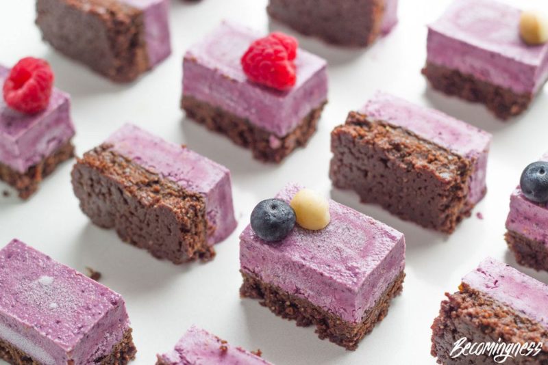 Triple Berry Raw Vegan Slice - Becomingness