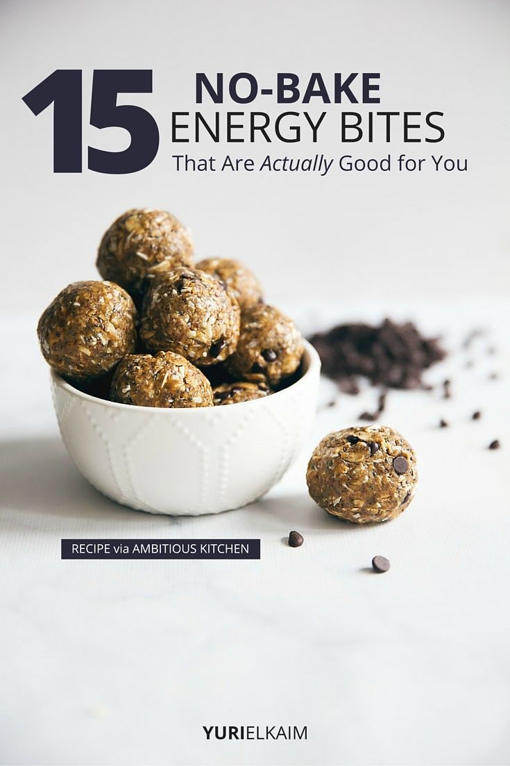 15 No-Bake Energy Bites That Are Actually Good For You