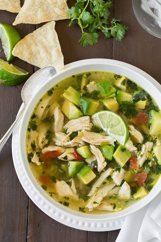 Chicken Avocado Lime Soup - Cooking Classy