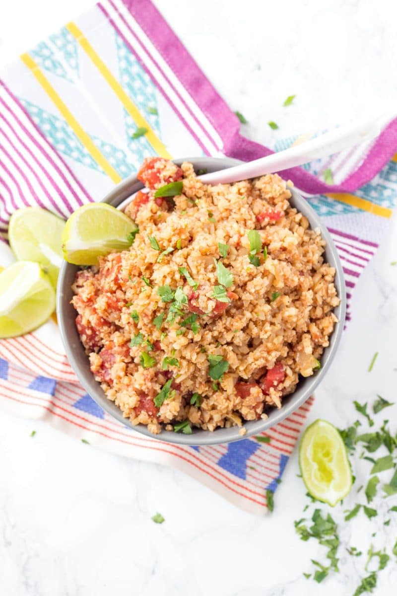 Mexican Cauliflower Rice - Wicked Spatula