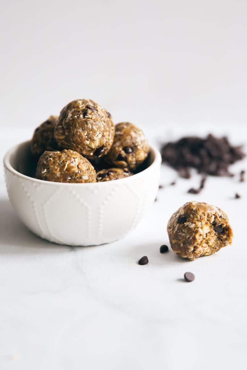 Protein Peanut Butter Energy Bites via Ambitious Kitchen