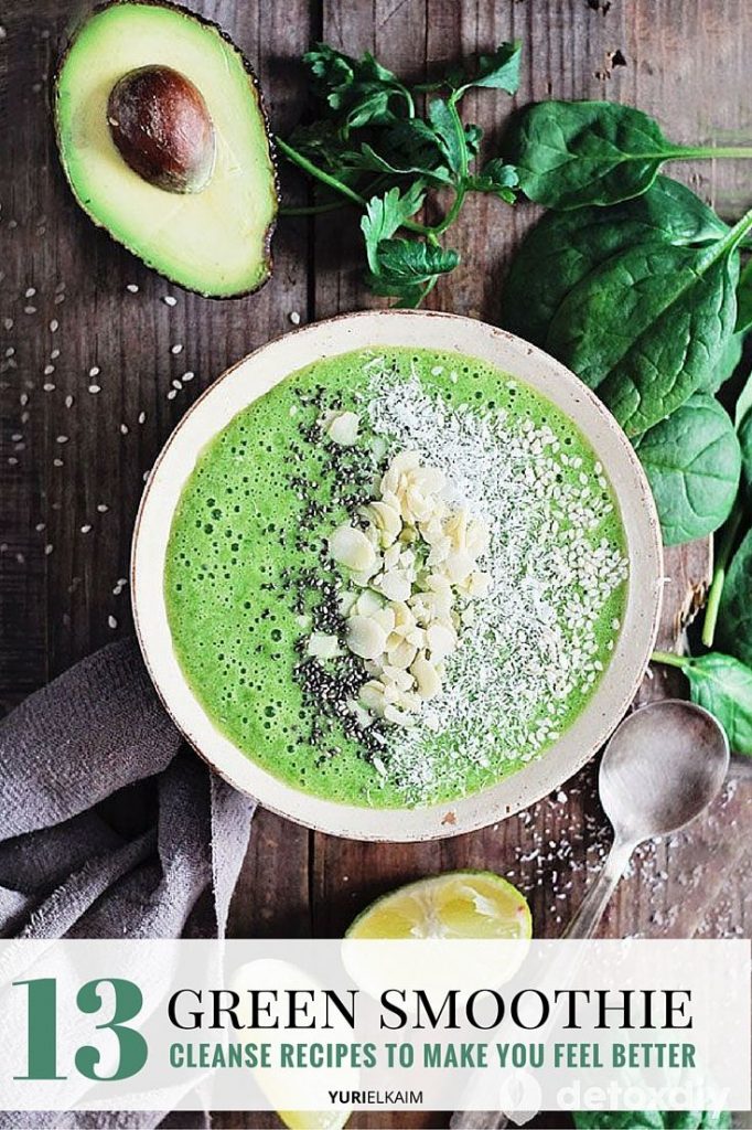 13 Green Smoothie Cleanse Recipes Yuri Elkaim
