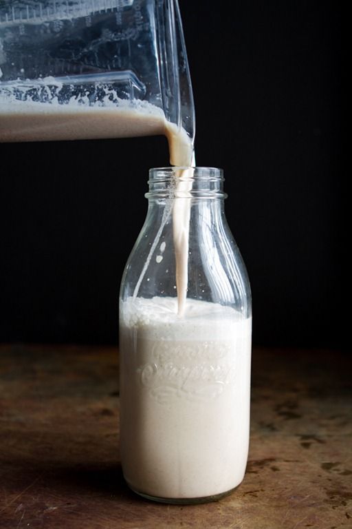 Almond Milk Recipe via Oh She Glows