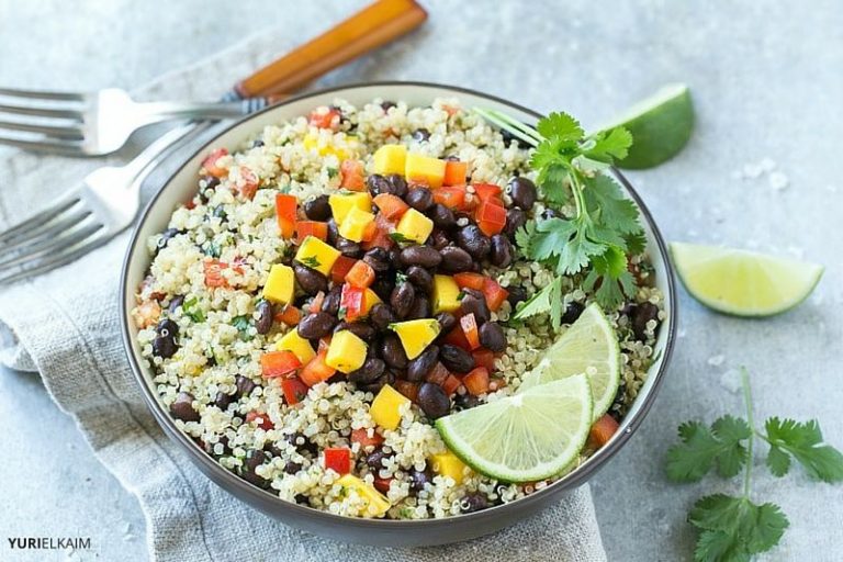 Easy Mango, Quinoa and Black Bean Salad