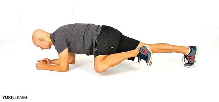 Knee-Drive Plank