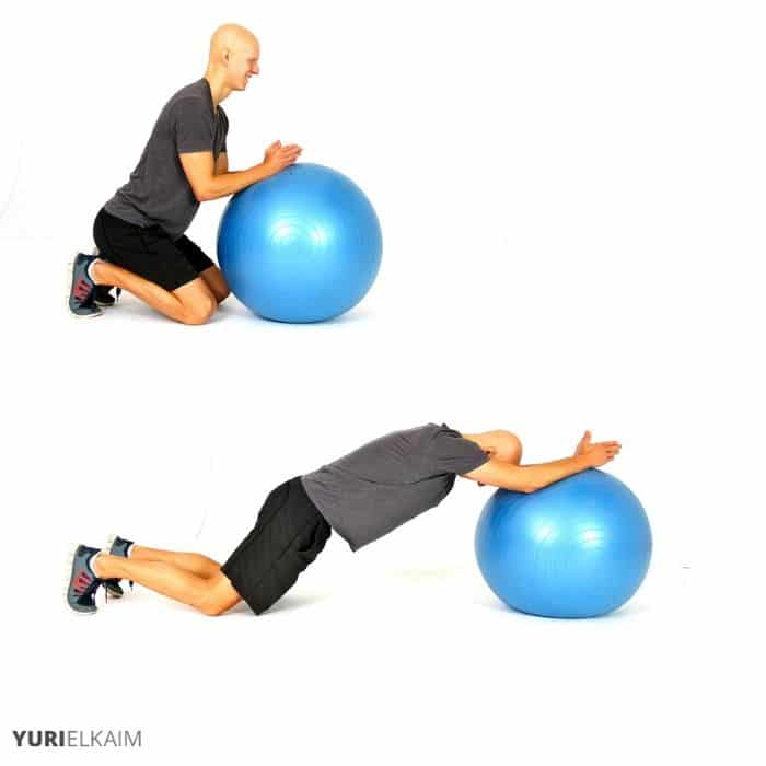 Stability Ball Ab Roll Out Sequence