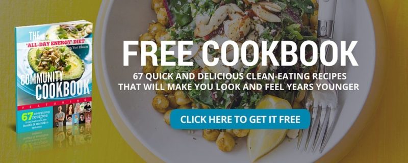 Klik her for at få den gratis All-Day Energy Diet Community Cookbook