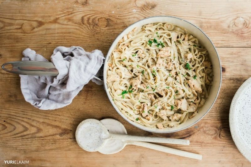 Healthy Chicken Alfredo (Dairy-Free)