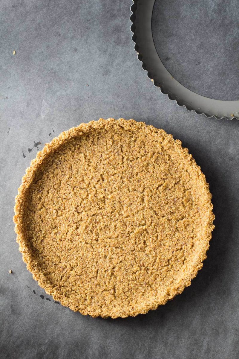 Two-Ingredient Quinoa Crust via Green Healthy Cooking