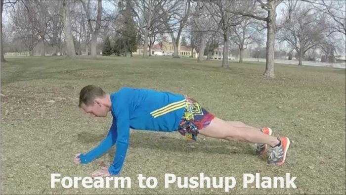 Forearm to Push-up Plank