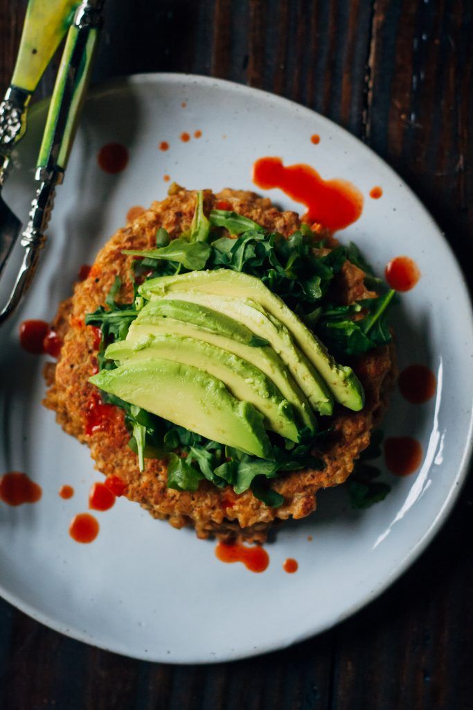 Tortitas saladas de Freekeh