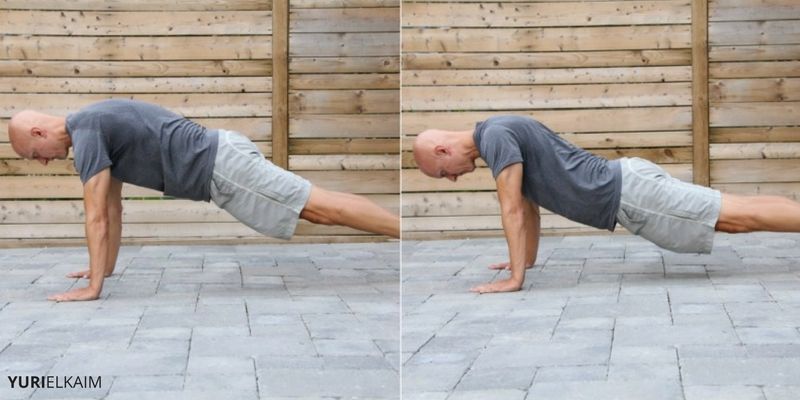 Scapular Push-ups Side View