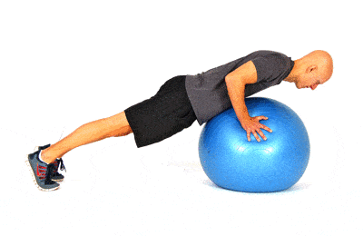 Stability Ball Pushup