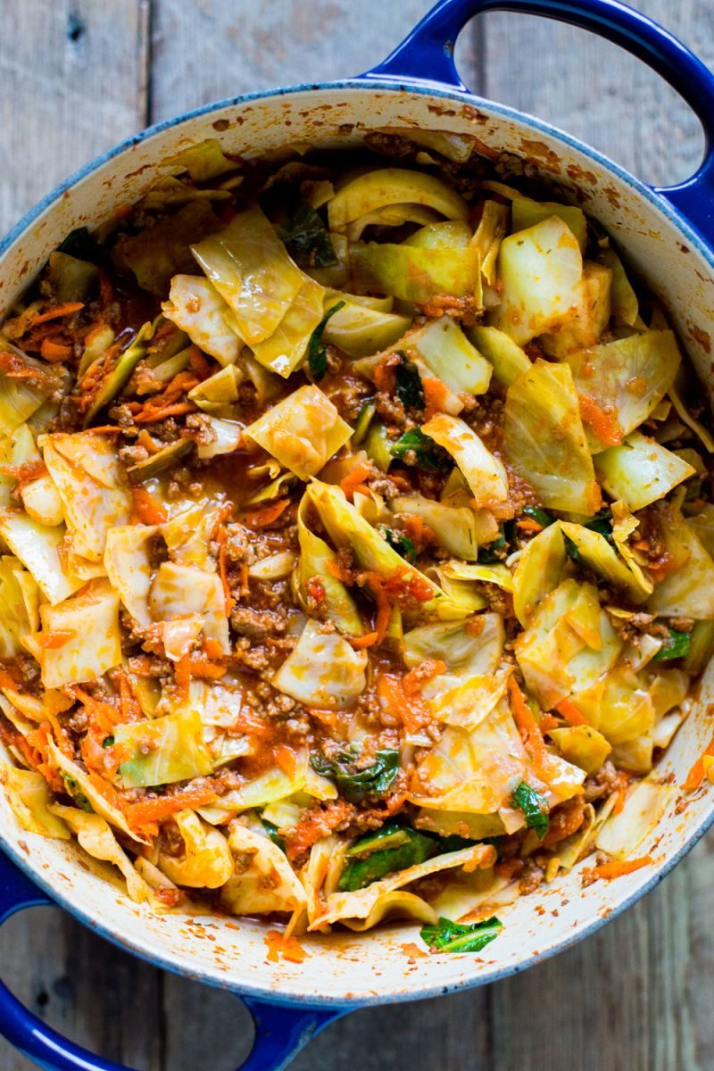 Lazy Stuffed Cabbage Rolls via The Domestic Man