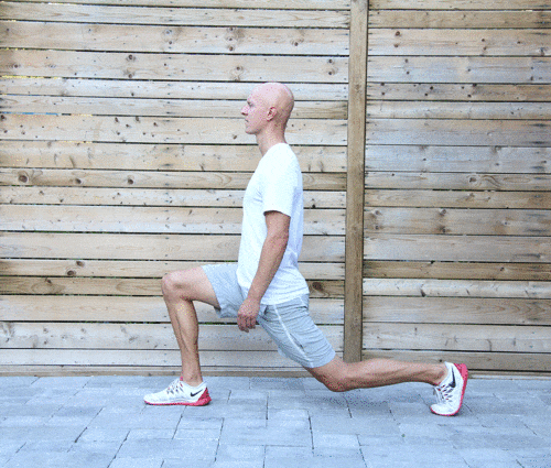 Reverse Lunge with Knee Tuck